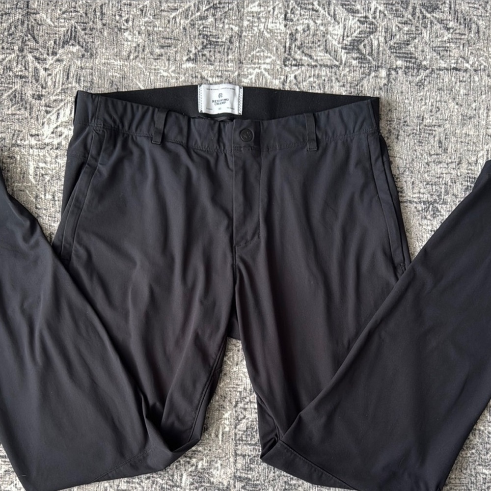 Reigning Champ Black Dress Pants